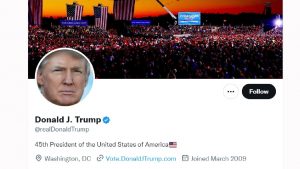 Former US President Donald Trump is back on Twitter